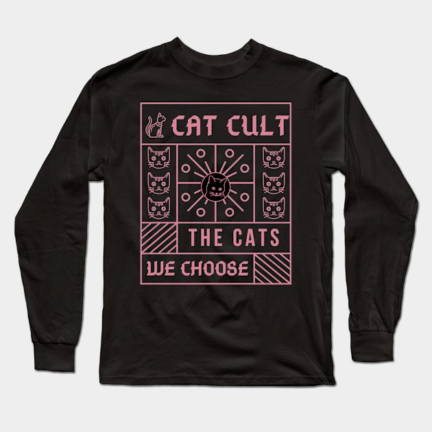 Cat Cult Long Sleeve T-Shirt by Cat Haus